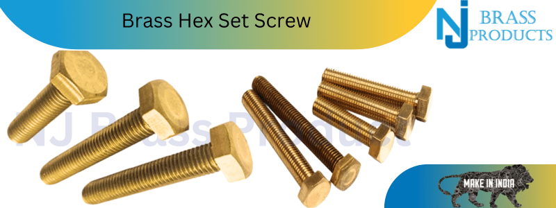 Brass Hex Set Screw - Brass Plumbing Fitting