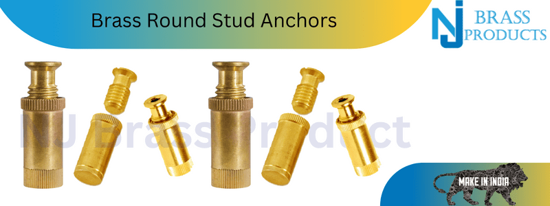 Brass Round Stud Anchors